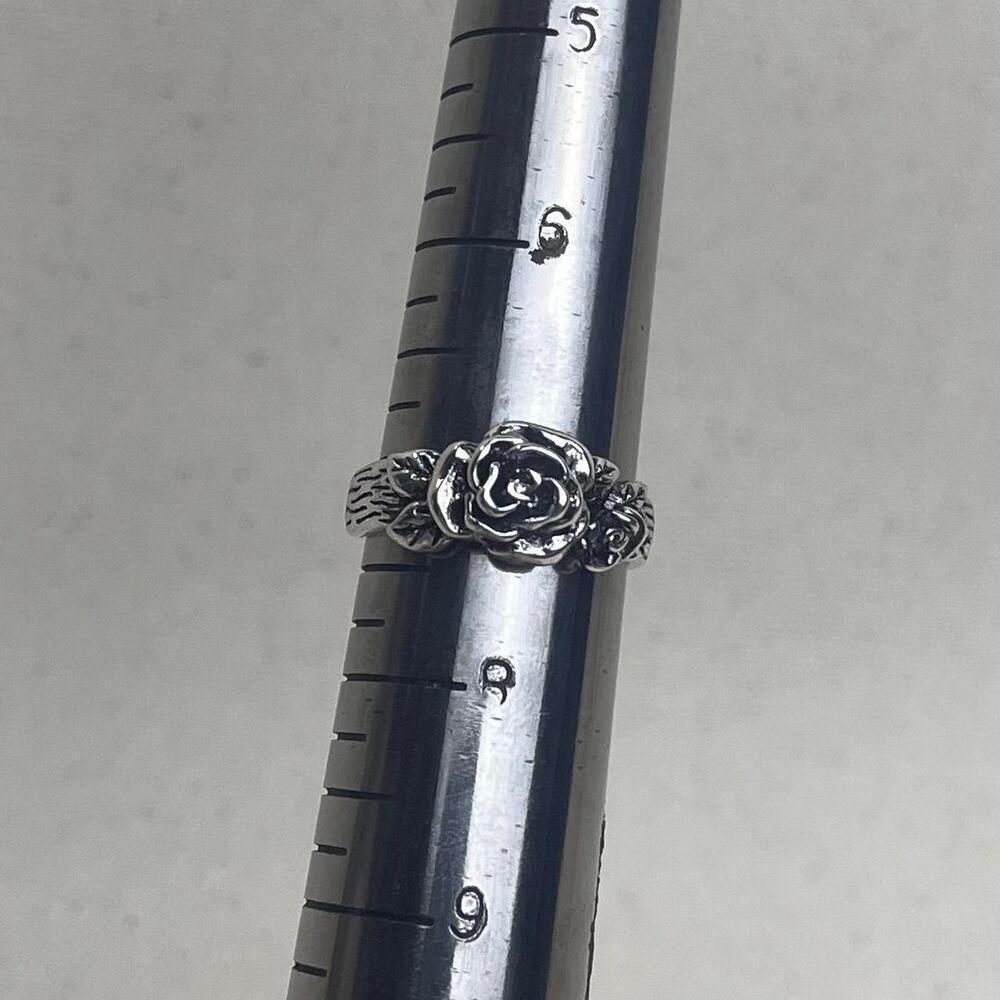 Y2k 2000s vintage style rose ring - Picture 5 of 6